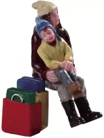 Lemax christmas shopping break s/2 kerstdorp figuur type 2 2019 - afbeelding 1