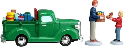 Lemax church toy drive kerstdorp tafereel 2026 - afbeelding 4