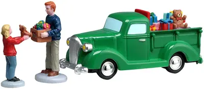 Lemax church toy drive kerstdorp tafereel 2026 - afbeelding 1