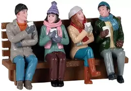 Lemax coffee and friends kerstdorp figuur type 4 2021 - afbeelding 1