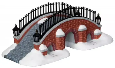 Lemax cold creek bridge kerstdorp tafereel 2012 - afbeelding 1