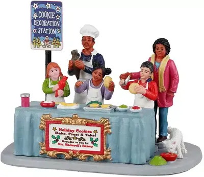 Lemax cookie decoration station kerstdorp tafereel Caddington Village 2022 - afbeelding 1