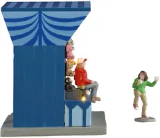 Lemax crash cans game verlicht kerstdorp tafereel Carnival 2025 - afbeelding 3