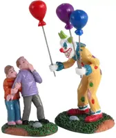 Lemax creepy balloon seller s/2 halloween figuur Spooky Town 2021 - afbeelding 1