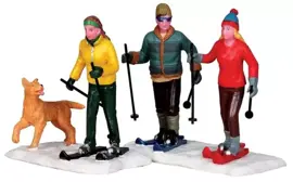 Lemax cross-country friends s/2 kerstdorp figuur type 4 Vail Village 2013 - afbeelding 1