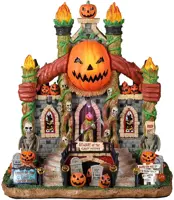 Lemax crypt of the lost pumpkin souls verlicht huisje Spooky Town 2022 - afbeelding 5