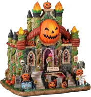 Lemax crypt of the lost pumpkin souls verlicht huisje Spooky Town 2022 - afbeelding 1