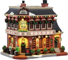 Lemax dani's pub verlicht kersthuisje Caddington Village 2026 - afbeelding 1