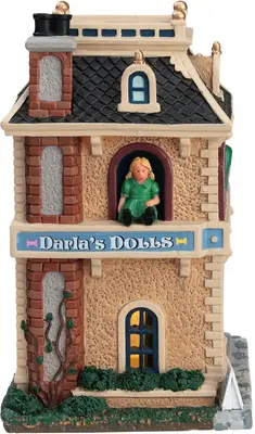 Lemax darla's dolls verlicht kersthuisje Caddington Village 2017 - afbeelding 3