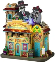 Lemax day of the dead emporium verlicht huisje Spooky Town 2024 - afbeelding 1