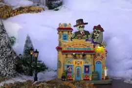 Lemax day of the dead emporium verlicht huisje Spooky Town 2024 - afbeelding 4