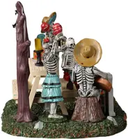Lemax day of the dead party tafereel Spooky Town 2022 - afbeelding 2