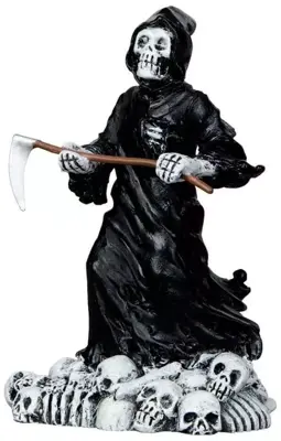 Lemax deadly grim reaper halloween figuur Spooky Town 2011 - afbeelding 1