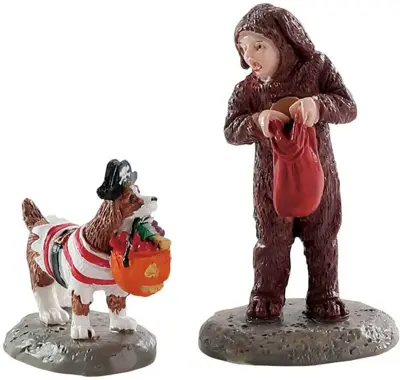 Lemax double trouble, set of 2 halloween figuur Spooky Town 2018 - afbeelding 1