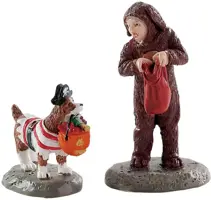 Lemax double trouble, set of 2 halloween figuur Spooky Town 2018 - afbeelding 1