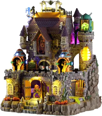 Lemax dr. dreadmoor's castle bewegend huisje Spooky Town 2026 - afbeelding 1