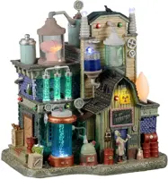 Lemax dr. gory's laboratory verlicht huisje Spooky Town 2022 - afbeelding 1