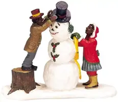 Lemax dressing mr. snowman kerstdorp figuur type 3 Caddington Village 2003 - afbeelding 1