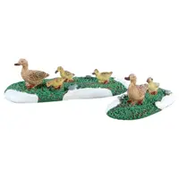 Lemax ducks s/2 kerstdorp figuur type 3 Caddington Village 2018 - afbeelding 1