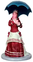 Lemax elegant lady kerstdorp figuur type 1 Caddington Village 2014 - afbeelding 1
