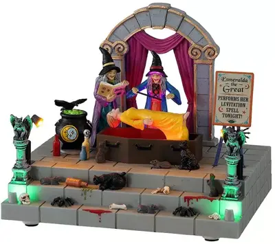 Lemax esmeralda the great bewegend tafereel Spooky Town 2022 - afbeelding 1