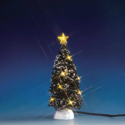 Lemax evergreen tree 12 clear light verlichte boom 2017 - afbeelding 1