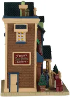 Lemax fergie's figgy pudding shoppe verlicht kersthuisje Caddington Village 2026 - afbeelding 2