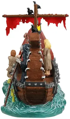 Lemax ferry on river styx tafereel Spooky Town 2024 - afbeelding 3