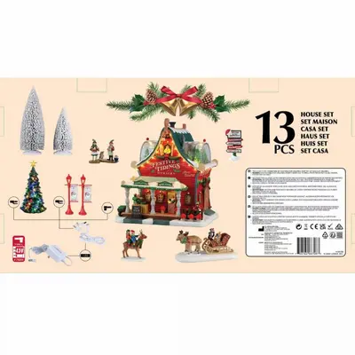 Lemax festive tidings nursery set Santa's Wonderland 2026 - afbeelding 3