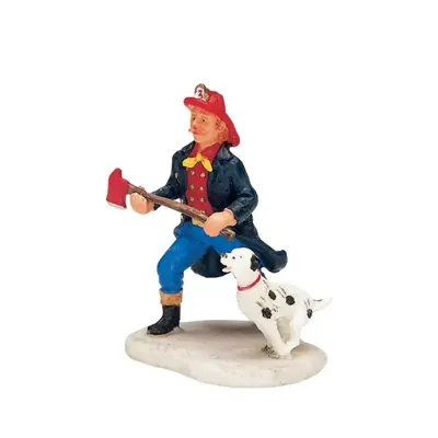 Lemax fireman kerstdorp figuur type 1 2003 - afbeelding 1