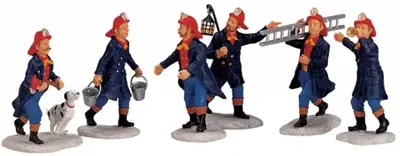 Lemax fireman s/6 kerstdorp figuur type 6 2000 - afbeelding 1