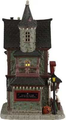 Lemax frightful fangs dentistry verlicht huisje Spooky Town 2026 - afbeelding 2