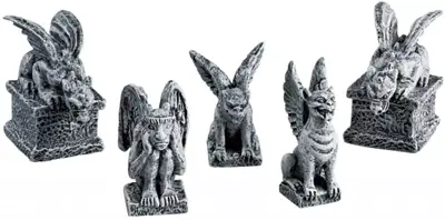 Lemax gargoyles s/5 halloween figuur Spooky Town 2005 - afbeelding 1