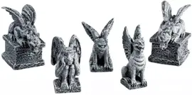 Lemax gargoyles s/5 halloween figuur Spooky Town 2005 - afbeelding 1