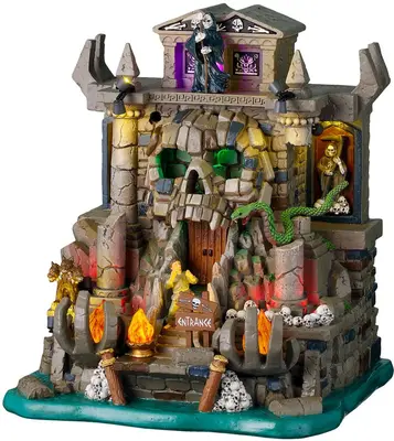 Lemax gates to the underworld verlicht huisje Spooky Town 2026 - afbeelding 1
