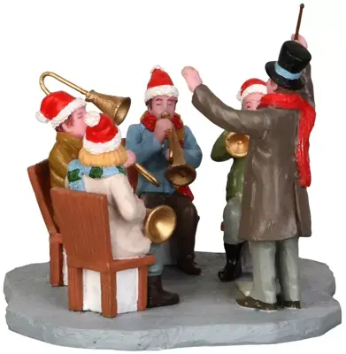 Lemax gazebo band kerstdorp tafereel 2013 - afbeelding 2