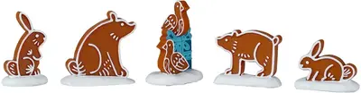 Lemax gingerbread animals kerstdorp figuur type 3 Sugar 'N' Spice 2025 - afbeelding 1