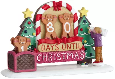 Lemax gingerbread countdown kerstdorp tafereel 2020 - afbeelding 1