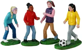 Lemax girls soccer game s/4 kerstdorp figuur type 4 2024 - afbeelding 1