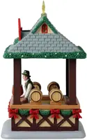 Lemax gluhwein booth kerstdorp tafereel Caddington Village 2024 - afbeelding 3
