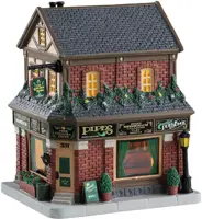 Lemax golden rose cigars verlicht kersthuisje Caddington Village 2018 - afbeelding 1