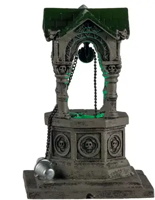 Lemax gothic well verlichte accessoire Spooky Town 2021 - afbeelding 4