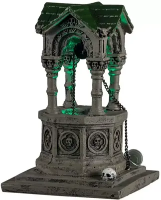 Lemax gothic well verlichte accessoire Spooky Town 2021 - afbeelding 1