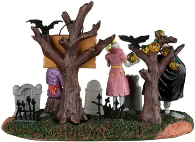 Lemax graveyard costume party tafereel Spooky Town 2022 - afbeelding 3