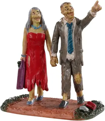 Lemax graveyard partygoers halloween figuur Spooky Town 2020 - afbeelding 1