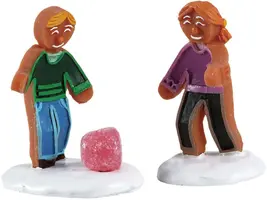 Lemax gumdrop games, set of 2 kerstdorp figuur type 2 Sugar 'N' Spice 2018 - afbeelding 1