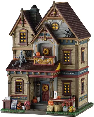 Lemax halloween at the wilsons verlicht huisje Spooky Town 2026 - afbeelding 1