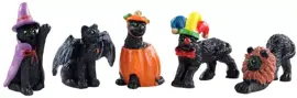 Lemax halloween cats s/5 halloween figuur Spooky Town 2021 - afbeelding 1