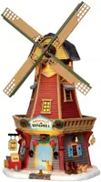Lemax harvest valley windmill verlicht kersthuisje Harvest Crossing 2014 - afbeelding 2