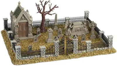 Lemax haunted souls graveyard s/14 tafereel Spooky Town 2024 - afbeelding 1